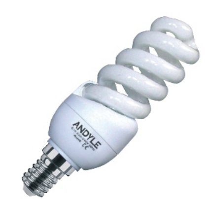 Lampade Microspirale ANDYLE - Classe A - 8000H - Accensione Immediata - 18 W - 6700k - confezione 10 pezzi 
