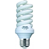 16 LAMPADE COMPATTE FLUORESCENTI MAUS MOD. MICROSPIRALE 25W 2700K E27 CLASSE ISOLAMENTO II ACCENSIONE IMMEDIATA - 