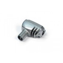 Connettore TELEVES "PRO EasyF" "IEC" Ø 9,5mm Maschio 90° Schermato Class A+, 413210