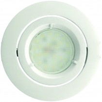 506 FARETTI A LED INCASSO MAUS COMPL. DI DRIVER NO DIMMERABILE ANGLE 160° MOD. 8W 6700K - 750 LUMEN - ANELLO BIANCO - 506