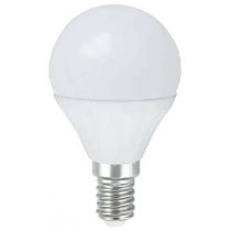 622 LAMPADE A LED MAUS MOD. MINIGLOBO 4W E14 6700K - 400 LUMEN - *** aquistando un imballo di 50 pz. extra10%***
