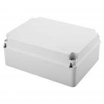 44210 GEWISS CASSETTA DI DERIVAZIONE CON COPERCHIO BASSO A VITE - IP56 - DIMENSIONI INTERNE 380X300X120 - PARETI LISCE - GRIGIO RAL 7035