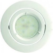 516 FARETTI A LED INCASSO MAUS COMPL. DI DRIVER NO DIMMERABILE ANGLE 160° MOD. 8W 2700K - 700 LUMEN - ANELLO BIANCO - 516