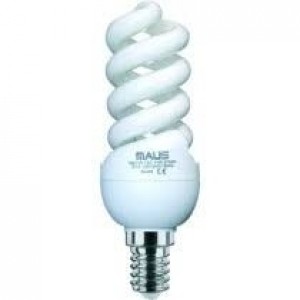 STOCK 500 PZ. LAMPADE SPIRALE E14 da 11W 2700K