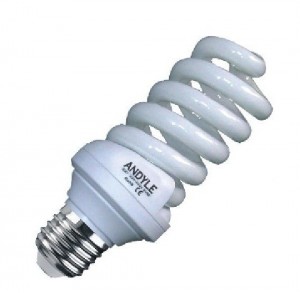 Lampade Microspirale ANDYLE - Classe A - 8000H - Accensione Immediata -25W - 2700k - 317confezione 10 pezzi 