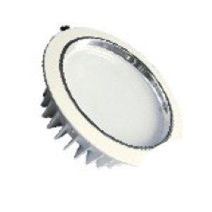 KIT 10 PEZZI - 512 FARETTI A LED INCASSO ALLUMINIO MAUS COMPL. DI DRIVER NO DIMMERABILE ANGLE 160° MOD. 35W 2700K - 3000 LUMEN - ANELLO BIANCO - 512